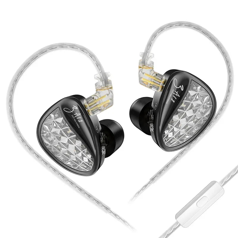 Hybrid IEM Noise Cancelling In-Ear Monitors - Tidesmit Standard with mic Tidesmit