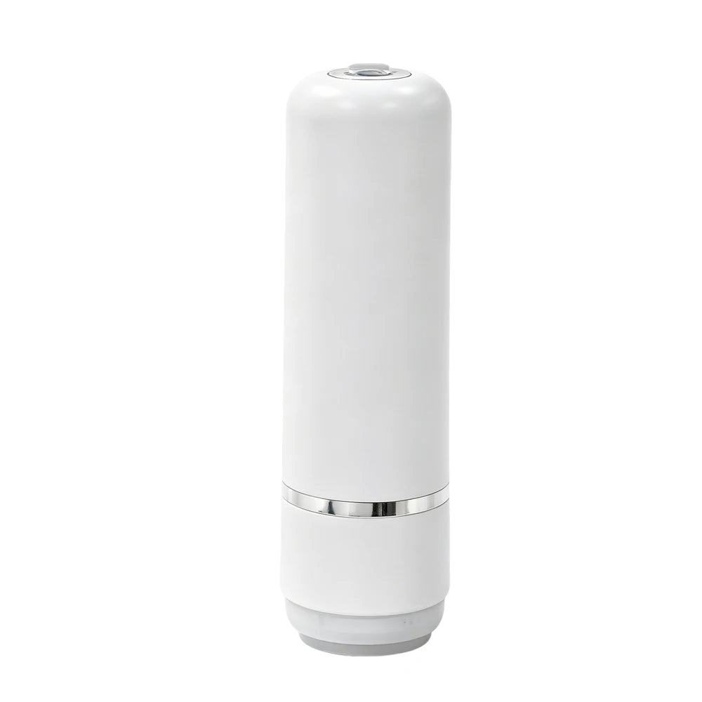 Rechargeable vacuum sealer pump, handheld electric air vacuuming machine in white