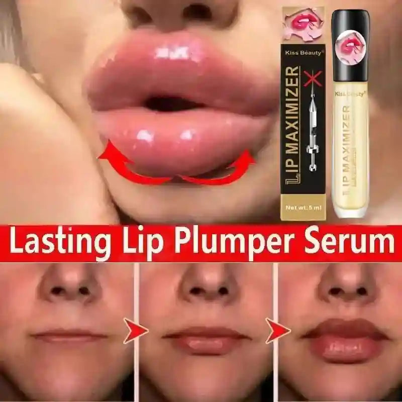 Lip Plumper Oil Serum: Instant Volume & Nourishing Lip Care Treatment Lip Care Tidesmit