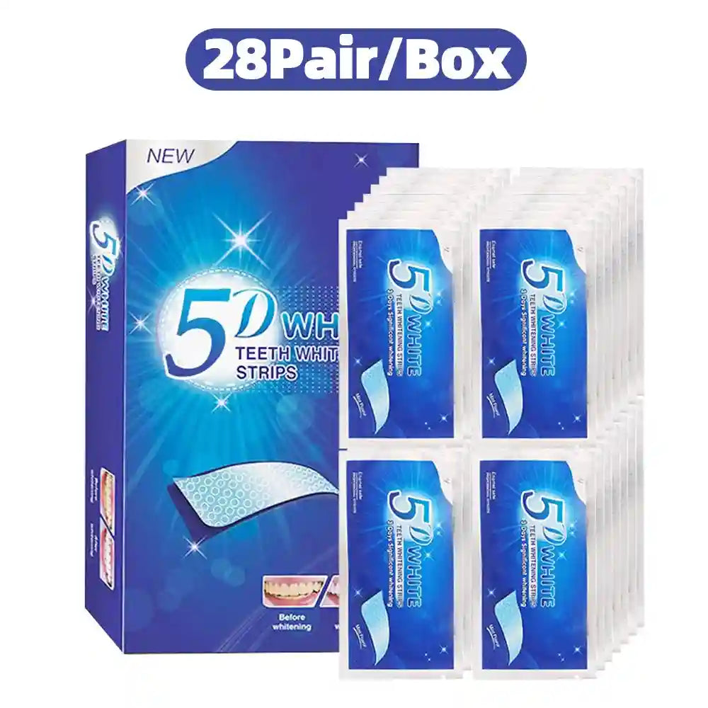 Teeth Whitening Strips for Coffee Stains - Effective Professional Grade Permanent Makeup Machines 28 Pair Tidesmit