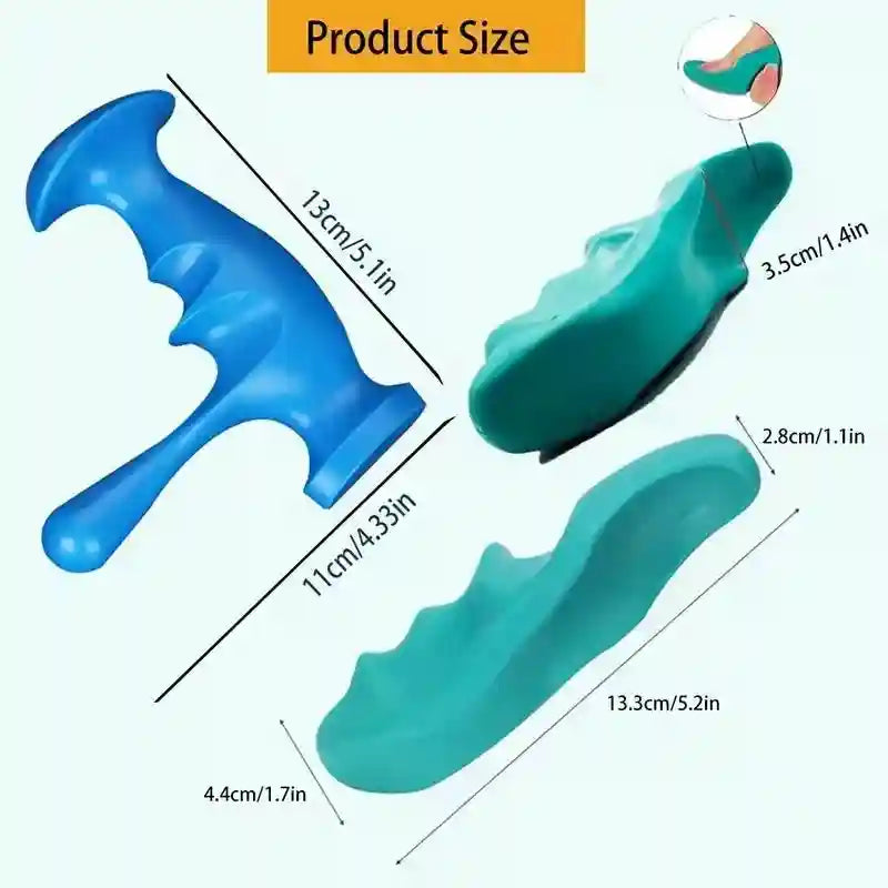 Trigger Point Muscle Massager – Manual Fascia Tool for Muscle Relief Back Massage Instrument Tidesmit