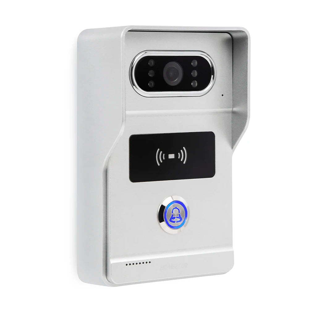 Surface Mount 4 Wire HD Doorbell Camera HTD2 120° View Angle RFID Access for HOMSECUR 1080P Home Video Door Phone Intercom
