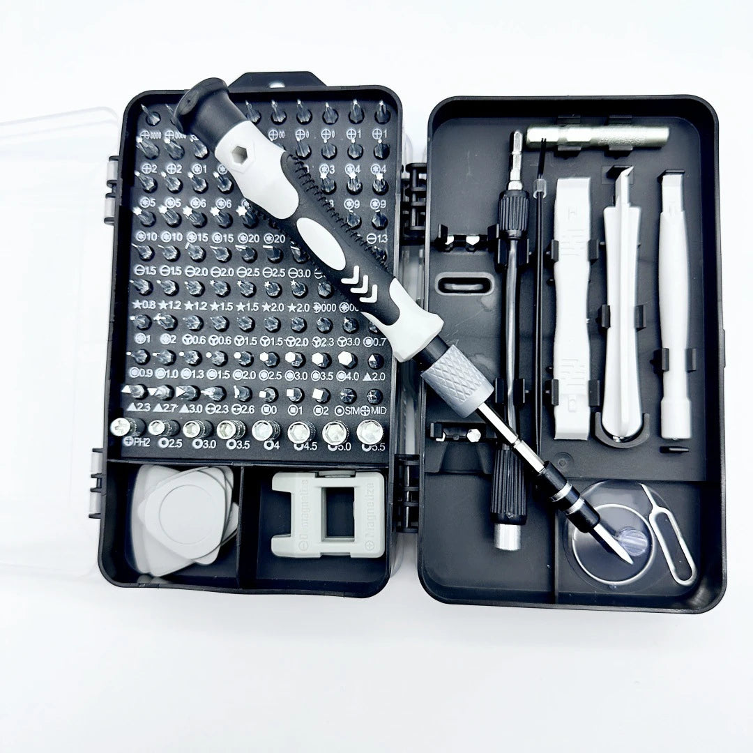 TINSOL 115 in 1 Multifunctional Magnetic Screwdriver Set Screw Driver Bits PC Computer Phone Watch Repair Hardware Tool Kit