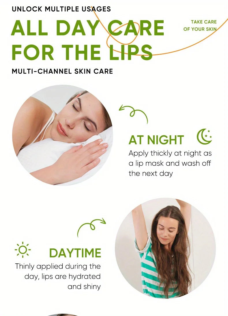Aloe Lip Balm 3 Pack: Nourishing Lip Care Treatment by Tidesmit Lip Care Tidesmit