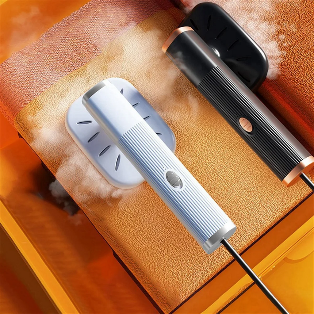 Tidesmit portable travel steamer with 180-degree rotatable head for compact handheld ironing of fabric garments