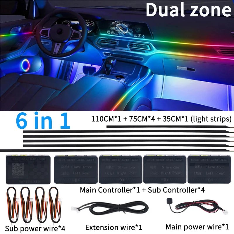 Professional LED Ring Light Kit with Adjustable Color Temperature 6 in 1 Symphony Tidesmit