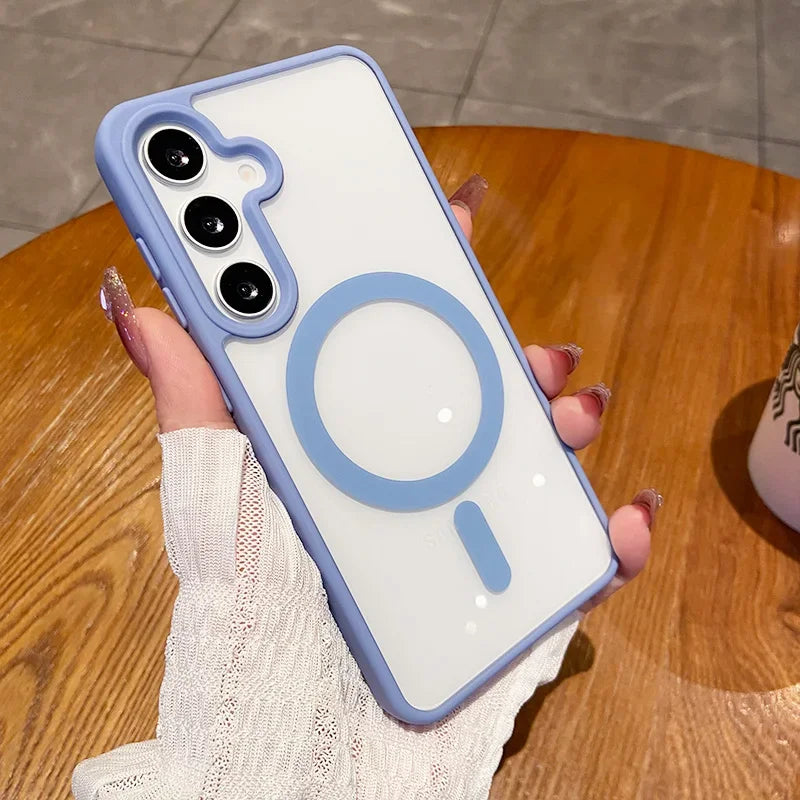 Magnetic Wireless Charging Phone Case for Samsung - Shockproof Cover Tidesmit