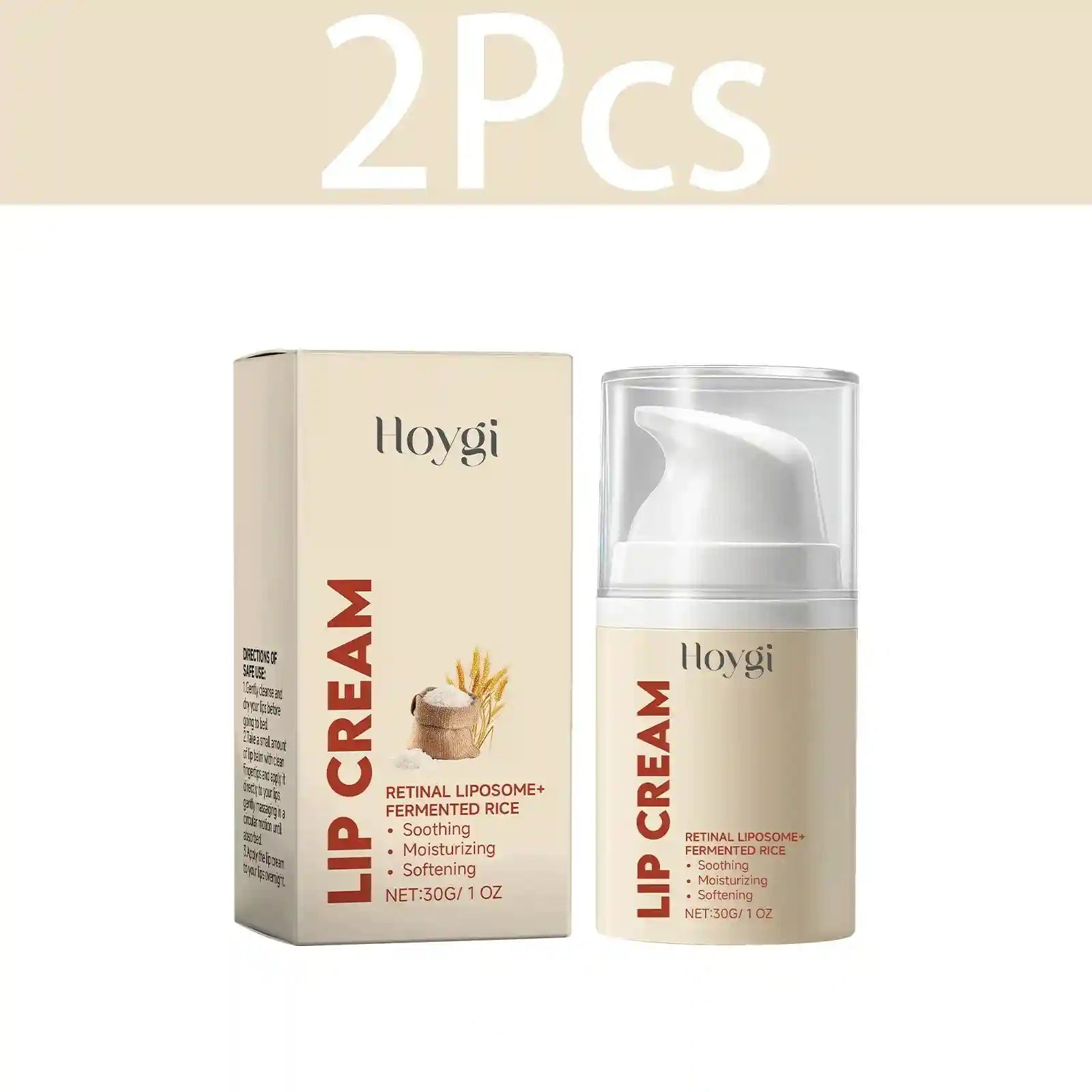 Lip Balm for Dry Cracked Lips - Deep Hydration Repair Kit by Tidesmit Lip Care 2PCS Tidesmit