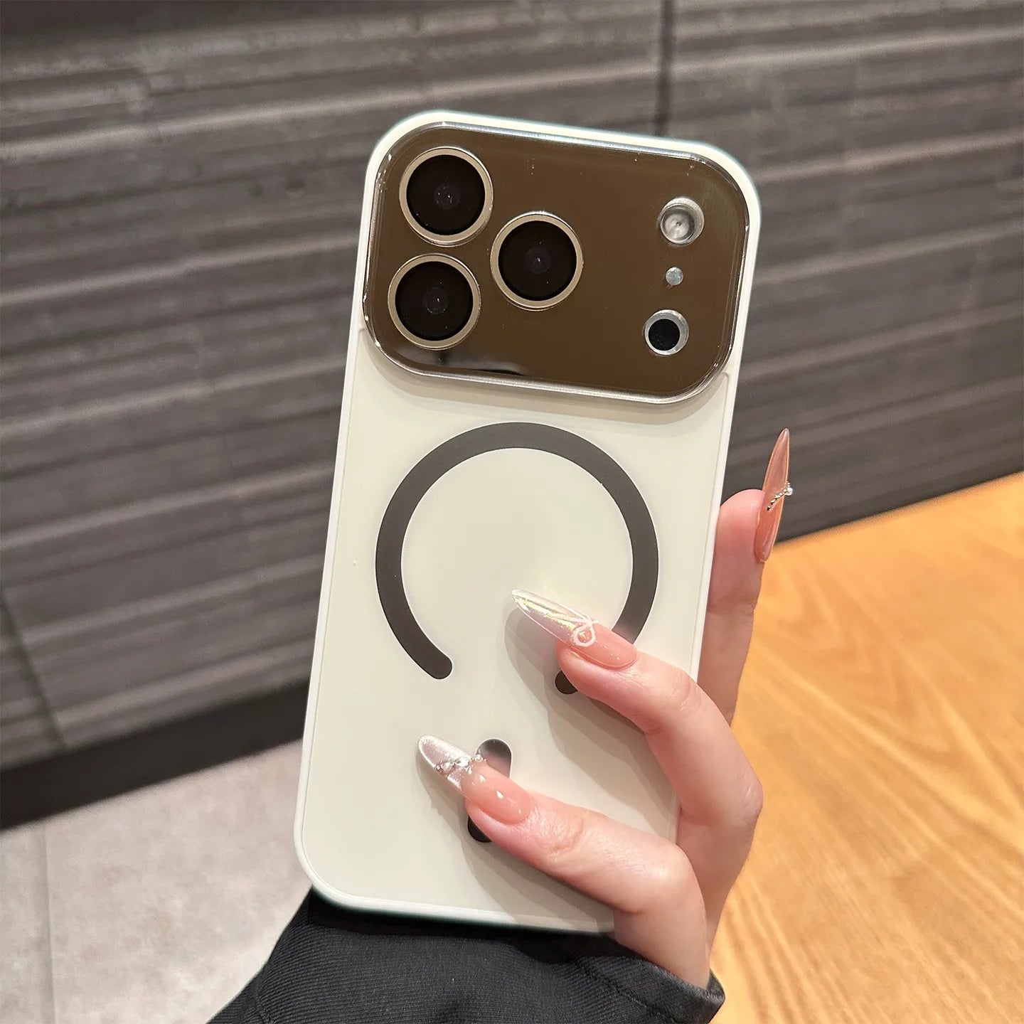 Magnetic iPhone 16 Pro Case with Matte Electroplating and Lens Protection Tidesmit