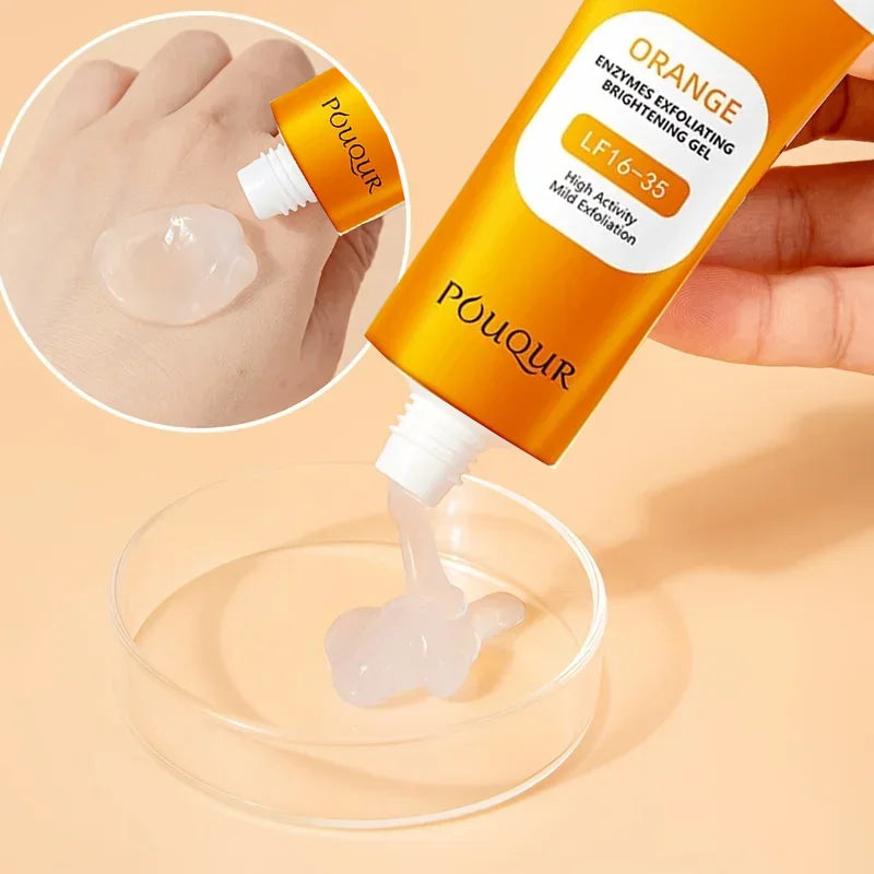 Exfoliating Peeling Gel for Face - Brightening Facial Scrub Treatment Scrubs Treatments Tidesmit