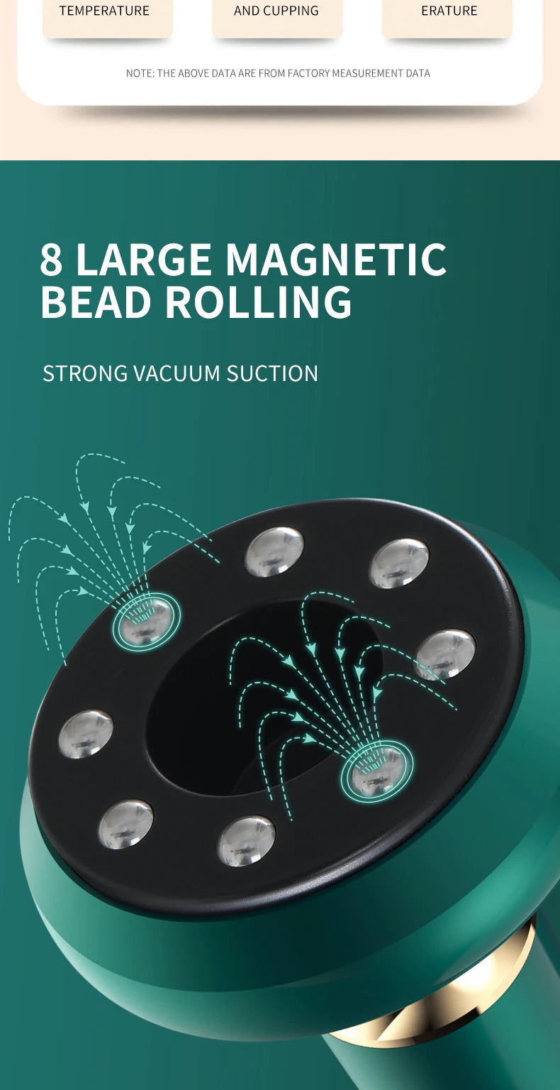 Electric Cupping Massager for Cellulite Removal and Body Sculpting Relaxation Treatment Tidesmit