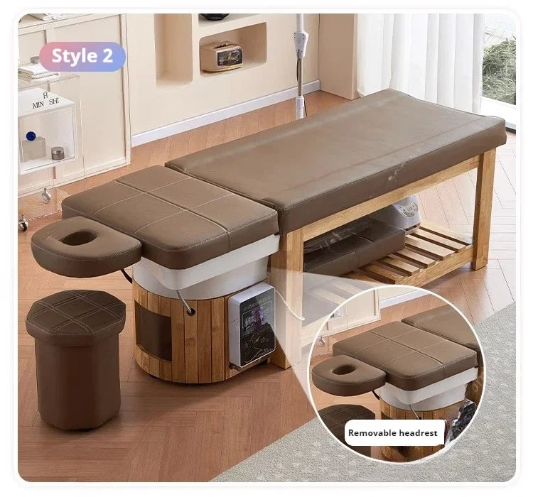 Spa Shampoo Chair | Professional Scalp Treatment Bed by Tidesmit Massage Chairs Tidesmit