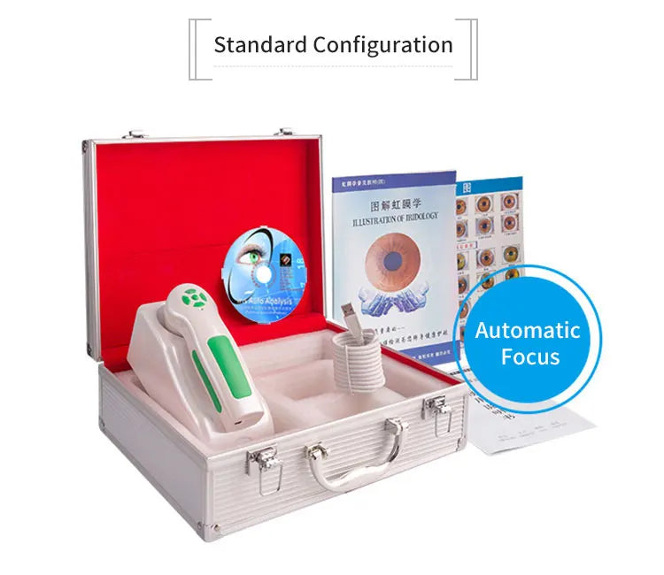 Iris Analyzer System - 12MP Wireless Digital Iridology Health Tool Body Shaping Massage Equipment Tidesmit