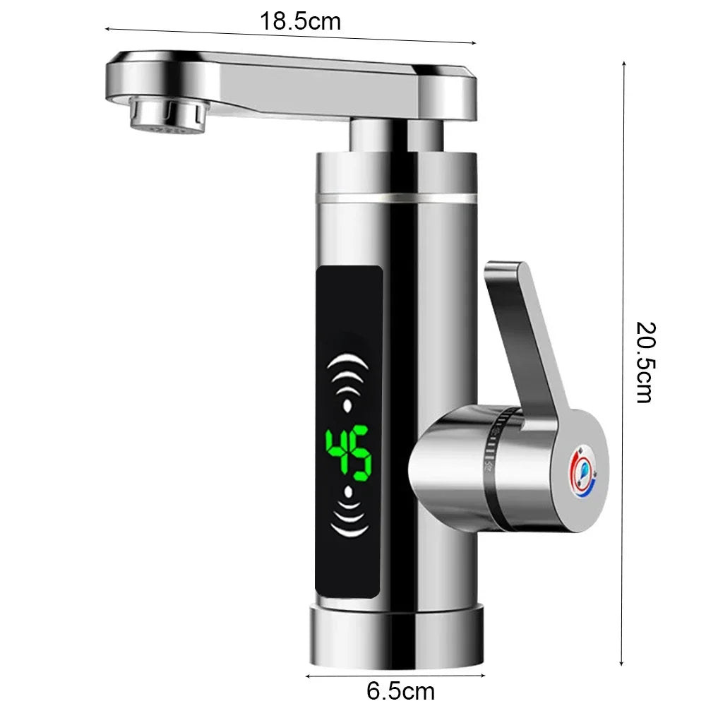 3KW Electric Fast Heating Waterfall Tap Electric Instantaneous Water Heater for Kitchen Bathroom