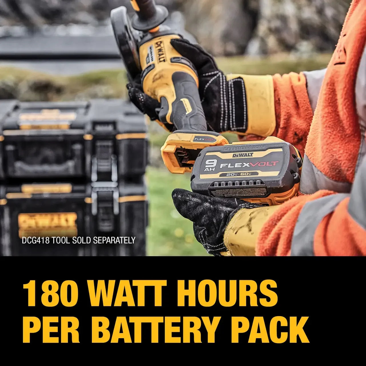 100% Genuine DEWALT FLEXVOLT 20V / 60V MAX Battery 60V 9Ah Powerful 180W 21700 Cell DCB609 DCB606 For Dewalt Replacement battery