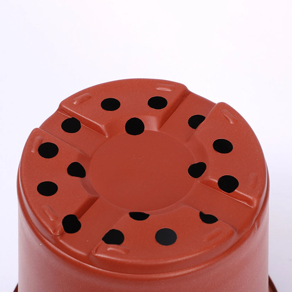 Plastic Plant Nursery Pots With Drainage Holes Durable Simple Seedling Containers For Garden Balcony And Office Decor 50/100pcs