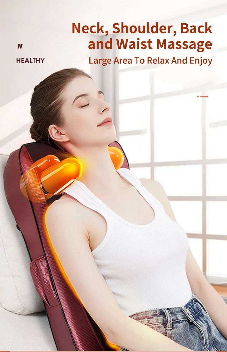 Full Body Electric Massager with Deep Tissue Heat Therapy by Tidesmit Body Shaping Massage Equipment Tidesmit