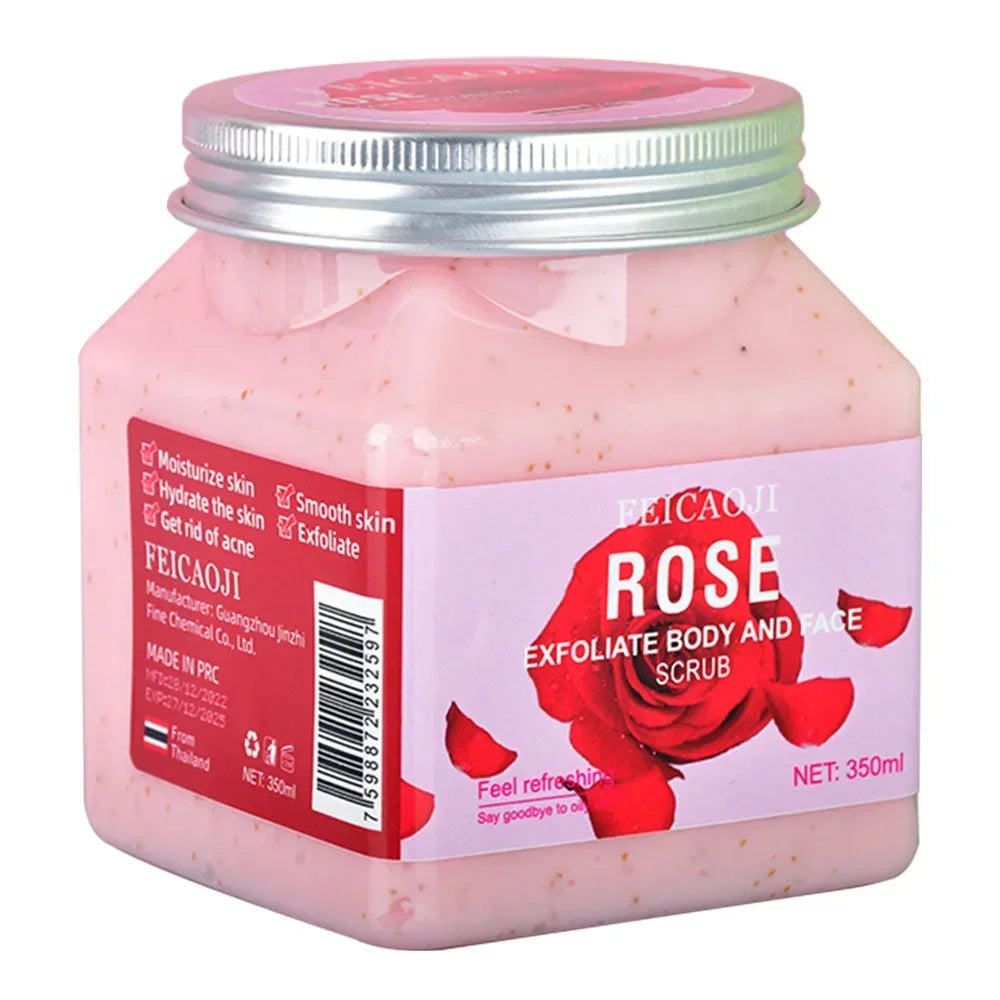 Tidesmit Exfoliating Body Scrub - 350ml Hydrating Salt Treatment Scrubs Treatments Rose Scrub 350ml Tidesmit