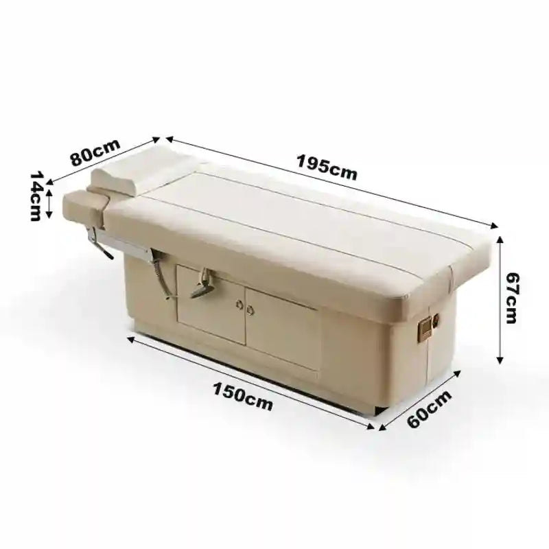 Electric Massage Bed: 2-Motor Facial Chair for Spa and Wellness Massage Chairs Tidesmit