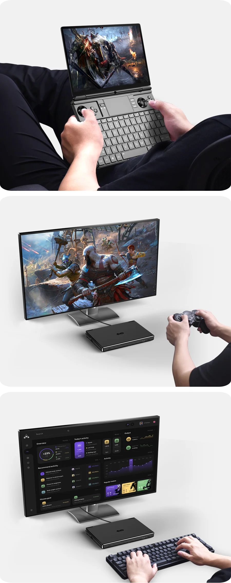 GPD WIN MAX 2 Mini Laptop AMD AI 9 HX 370 32GB RAM 2TB SSD LPDDR5 Al PC 35w TDP 10.1'' Handheld Portable Computer for Business