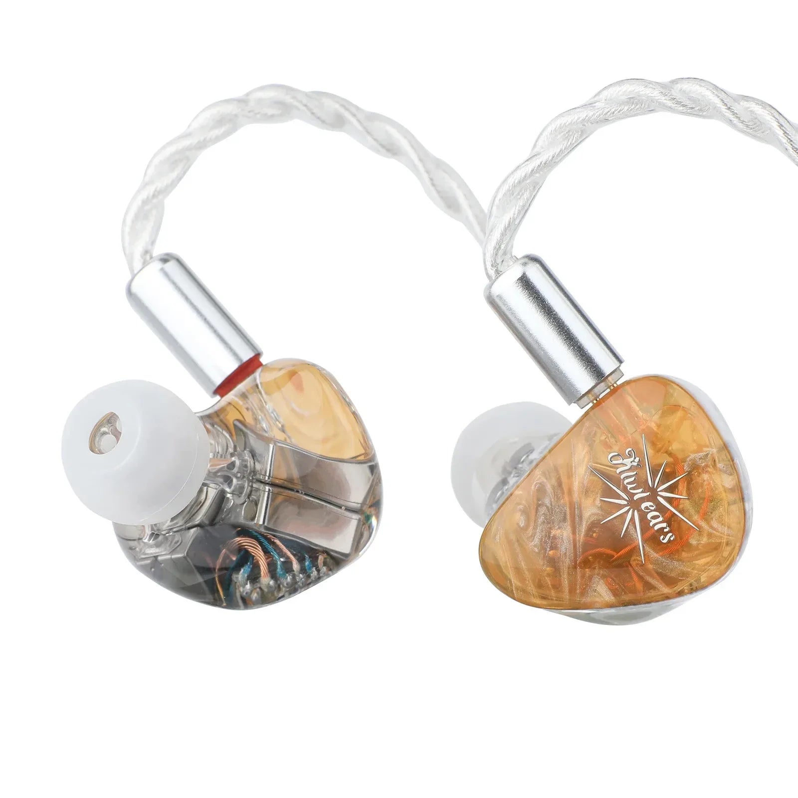 Kiwi Ears Orchestra Lite 8BA In-Ear Monitors with OFC Cable | Tidesmit Orange Tidesmit