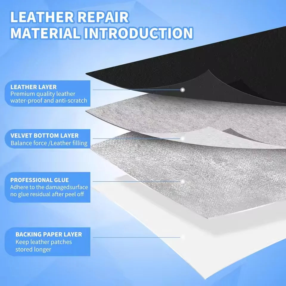 DIY self-adhesive fixed stickers self-adhesive PU leather repair stickers sofas car seats tables chairs and home furnishings