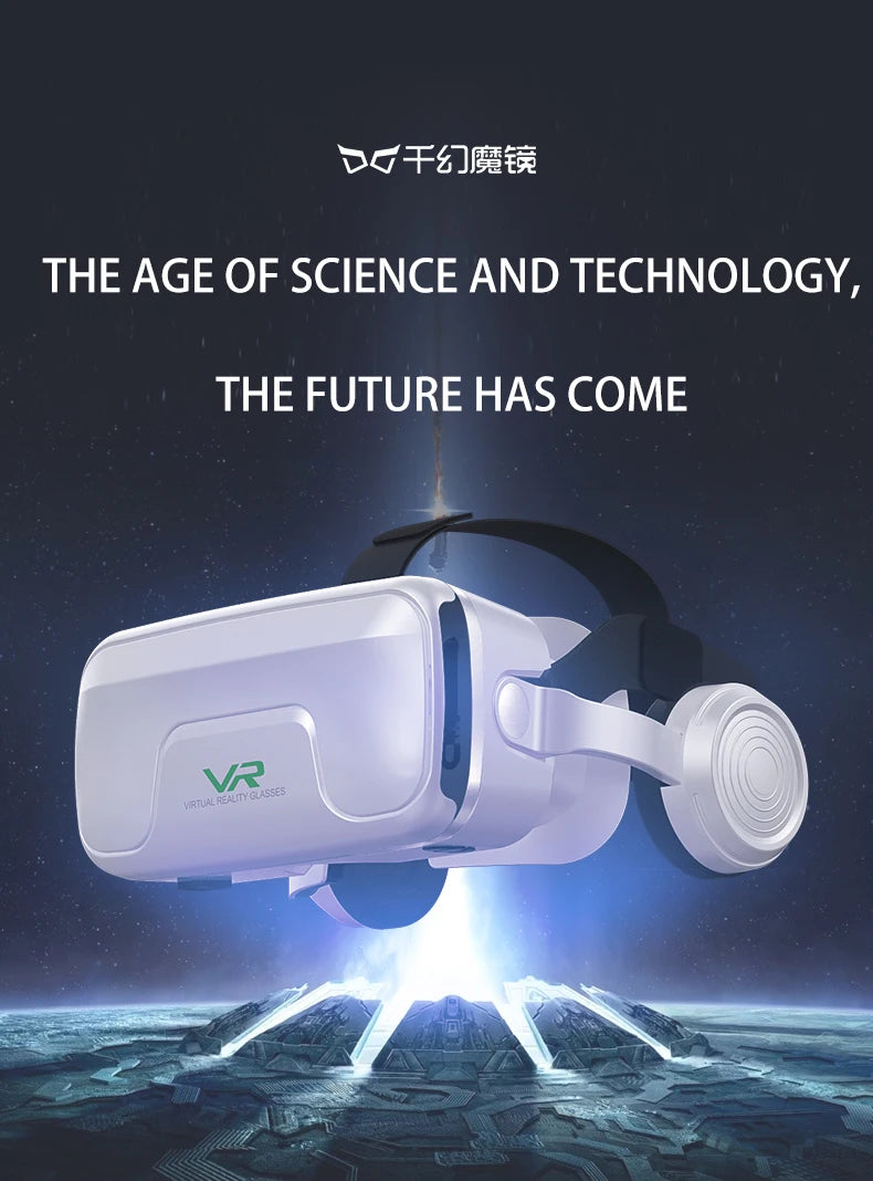 VR Headset for Smartphones - Lightweight Immersive Mobile VR Glasses Tidesmit