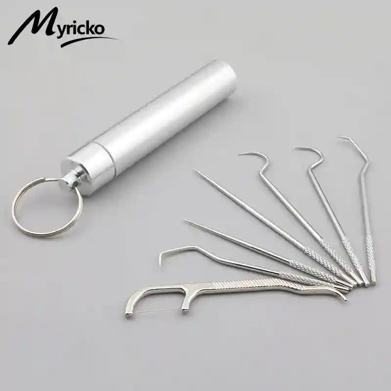 Professional Stainless Steel Dental Tool Set - Precision Oral Care Kit Eye Massage Instrument Tidesmit