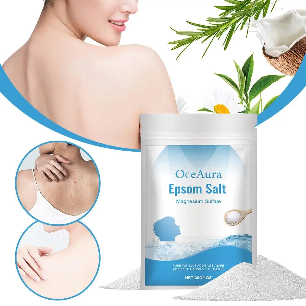 Magnesium Sulfate Bath Salt Scrub – Professional Detox Exfoliation Scrubs Treatments Tidesmit