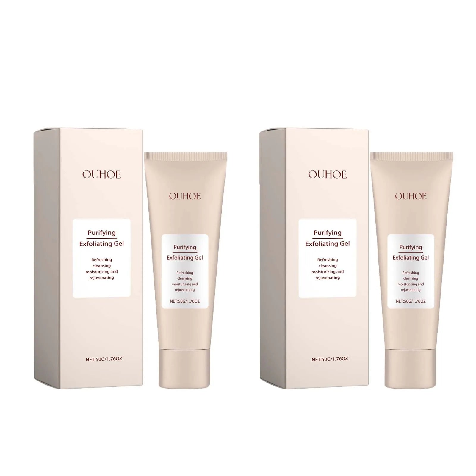 Exfoliating Face Gel – Pore Smoothing & Brightening Treatment (50g) Scrubs Treatments 2 x 50g boxed Tidesmit