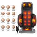 Electric Back Massager with Heat and Vibration - Gray Portable Device Massage Roller Gray Tidesmit