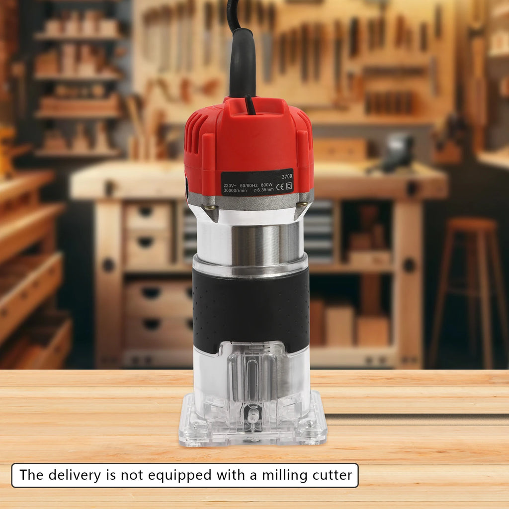 800W Wood Router Machine Woodworking Electric Trimmer Carpenter Power Tools 30000RPM