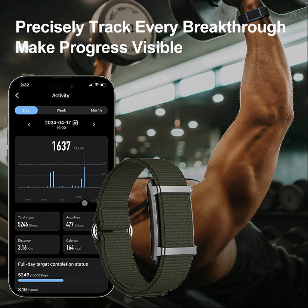 HY Digital No Screen Smart Watch Bracelet Sports Fitness Tracker Health Heart Rate Sleep Monitor Outdoor Smart Wristband