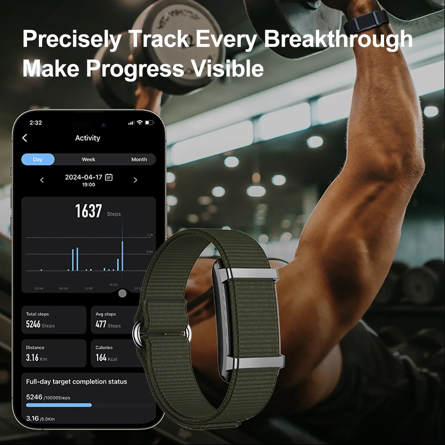 HY Digital No Screen Smart Watch Bracelet Sports Fitness Tracker Health Heart Rate Sleep Monitor Outdoor Smart Wristband