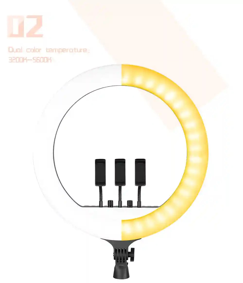 18 Inch LED Ring Light for Content Creation with Remote Control Tidesmit
