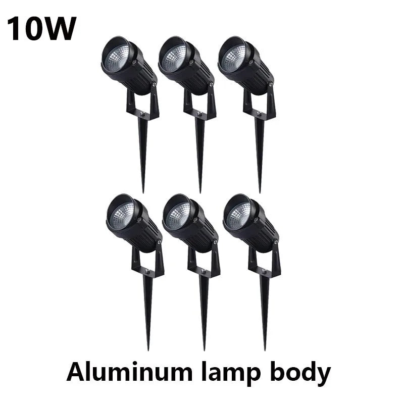 LED Waterproof Outdoor Garden Lawn Lights Spike Bulb 5W/10W/15W Tuinverlichting 220V 110V 12V - Adjustable Solar Powered Garden