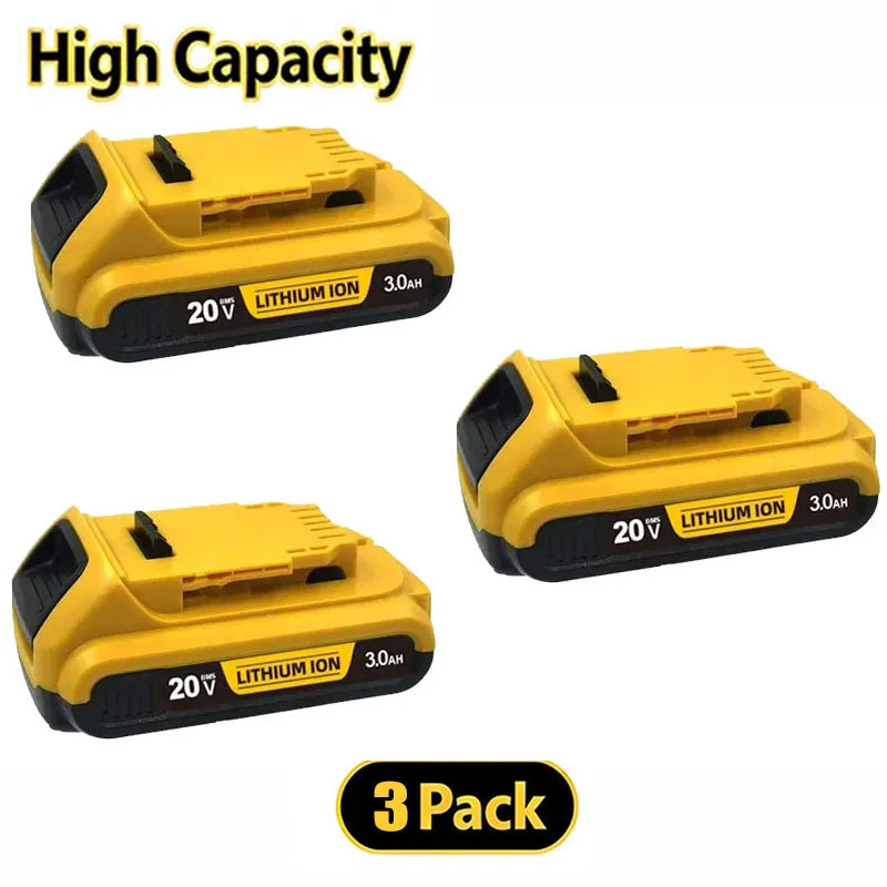 For DeWalt 18v 20V Lithium Ion Batteries 20V 12Ah DCB203 Li ion Battery Replacement DCB206 DCB205 DCB204 DCB200Power Tools