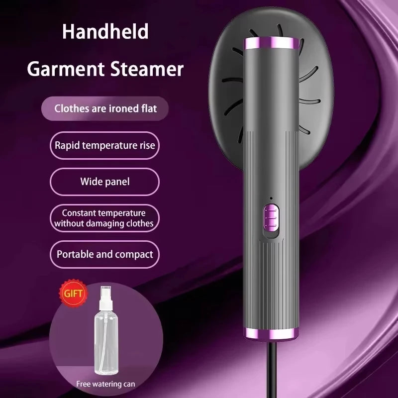 Tidesmit portable handheld USB steamer iron for clothes, fast heating garment fabric press for travel and home use