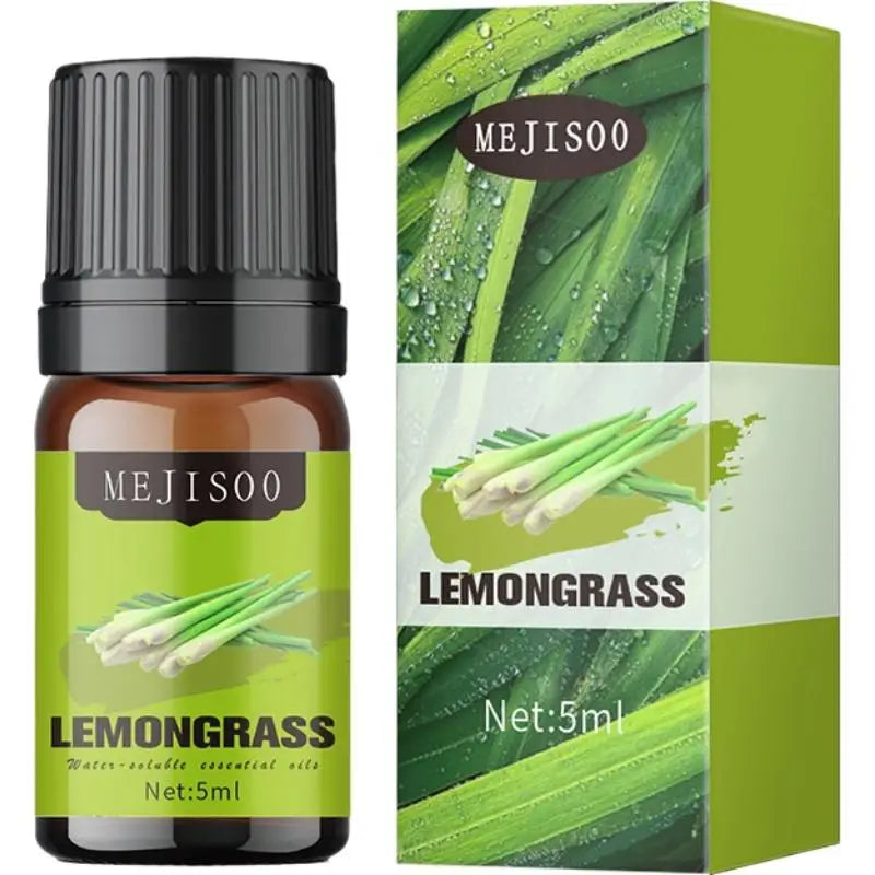 5ml Natural Essential Oils Rosemary Tea Tree Lemon Lavender Lemongrass Eucalyptus Peppermint Sweet Orange Fragrance Oil