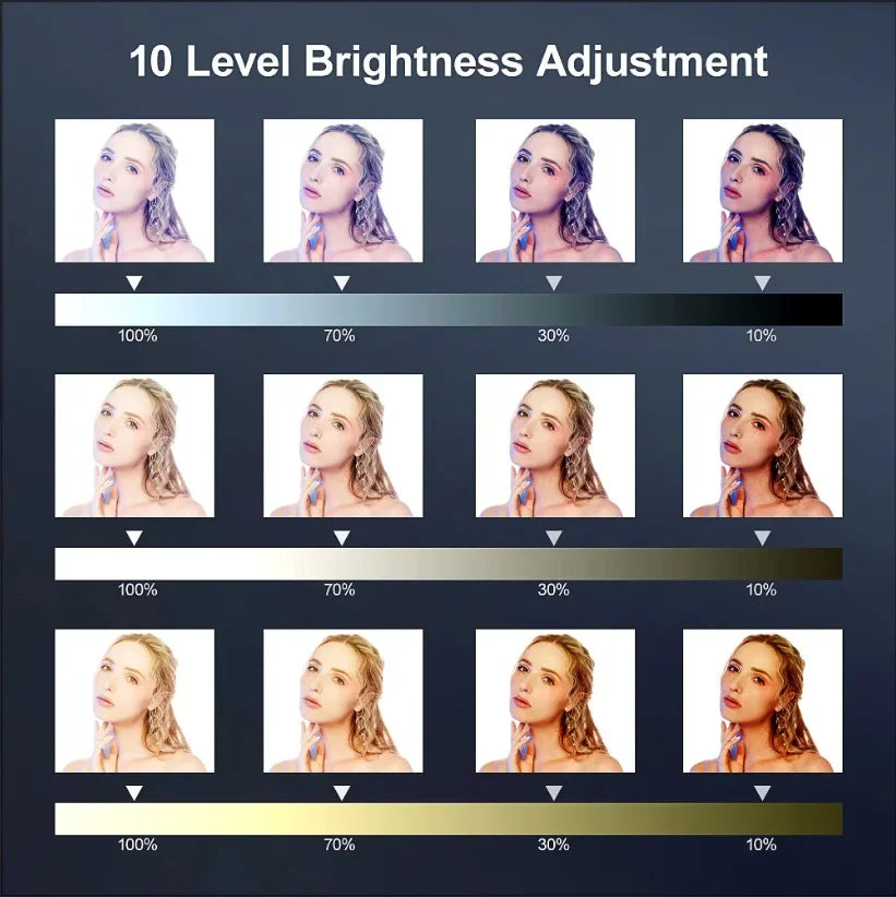 10 Inch LED Ring Light with Tripod for Professional Video Streaming Tidesmit