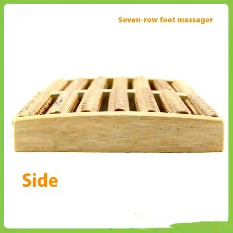 Wooden Foot Massager Roller | Deep Tissue Reflexology Tool Massage Roller Tidesmit