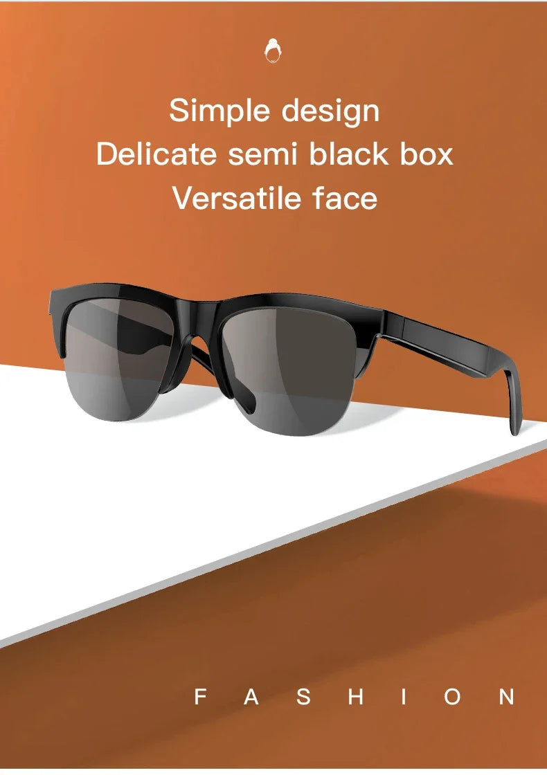 Tidesmit Bluetooth Smart Glasses V5.3 - Wireless Audio & UV Protection Tidesmit