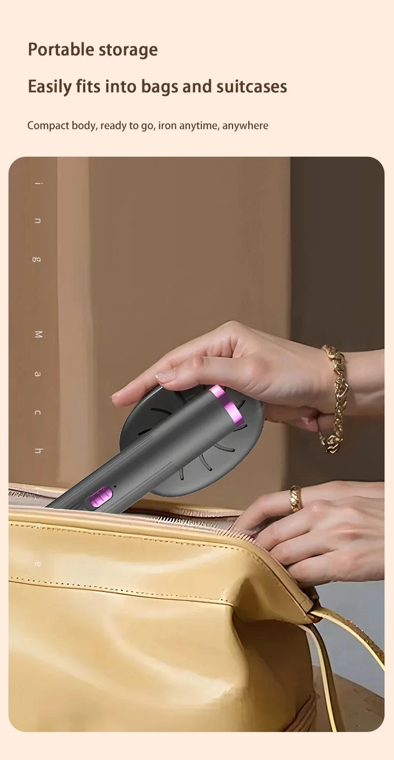 Tidesmit portable handheld USB garment steamer iron for travel featuring fast heating and ergonomic handle