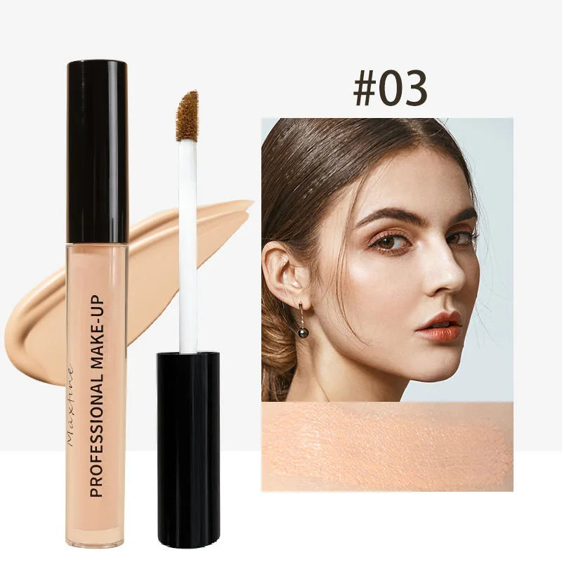 Tidesmit high coverage waterproof matte concealer texture close-up for professional long lasting face makeup