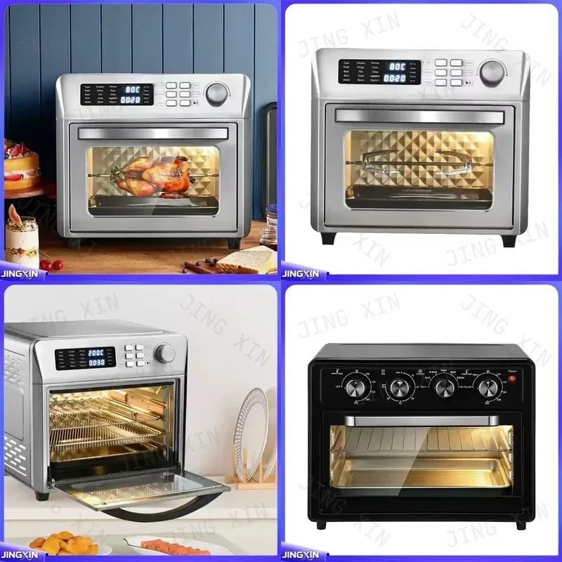 for Home-use Oil-free Healthy Digital 26L air Fryer and Grill with Stainless Steel Body