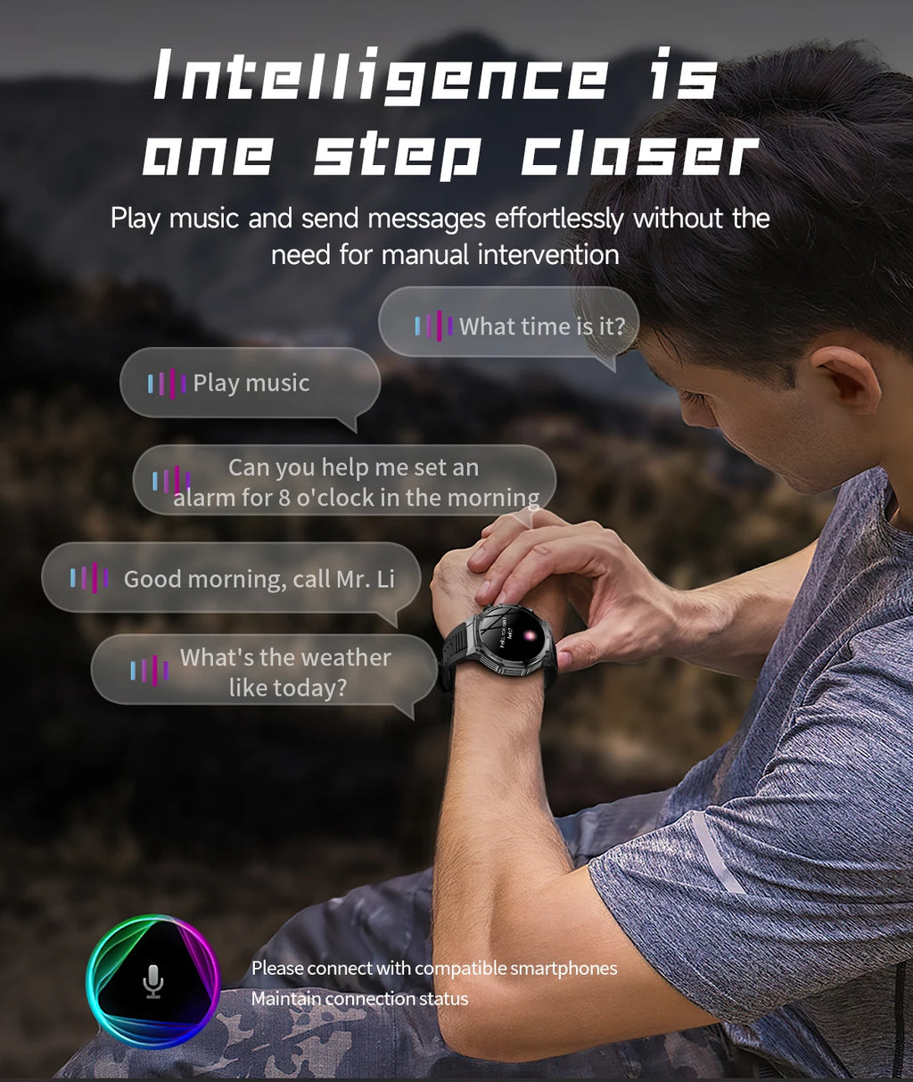 YLL-AK82 Outdoor Sport for Smart Watch Fitness Tracker Sleep Tracker IP67 Waterproof AMOLED Screen Heart Rate Monitor