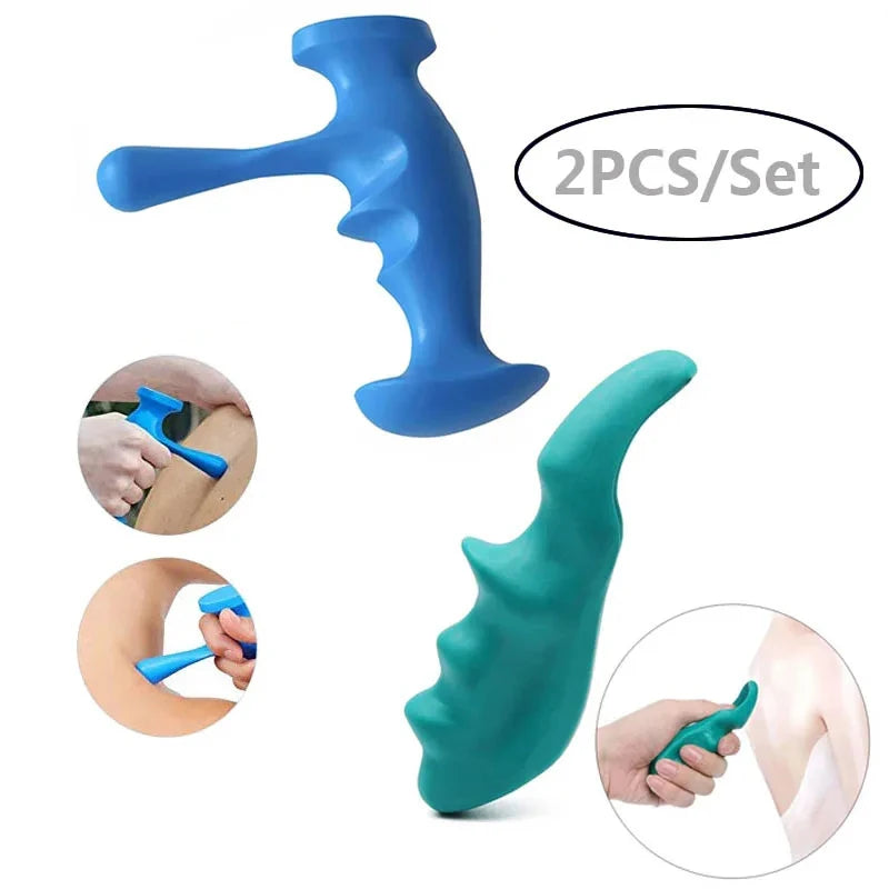 Deep Tissue Massage Tool Set - Trigger Point Relief - Violet Back Massage Instrument Tidesmit