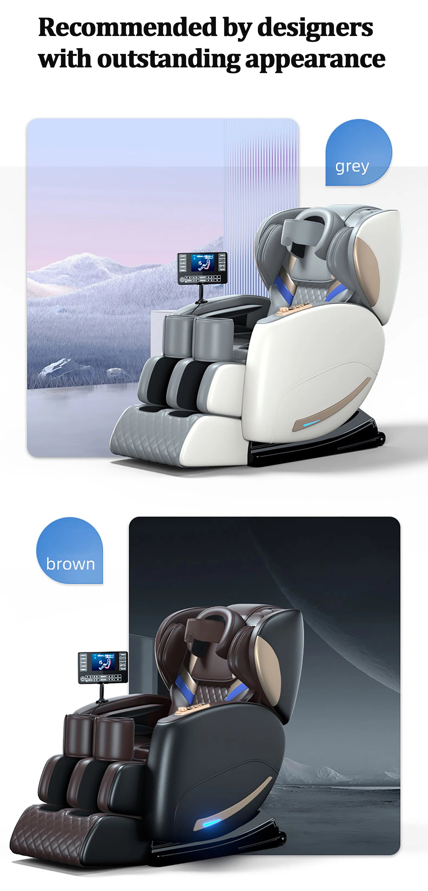 Electric Massage Chair Zero Gravity with Voice Control - Tidesmit Massage Chairs Tidesmit