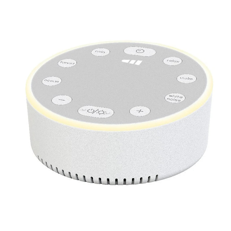 5V White Noise Machine Light Baby Sleep Soother Sound Player Breathing Light Sleep Instrument Auto-off Timer White Noise Player