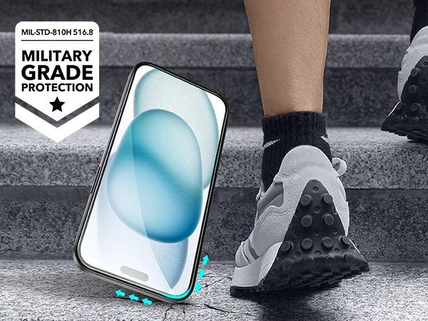Privacy Screen Protector for iPhone - 9H Tempered Glass 3 Pack Tidesmit